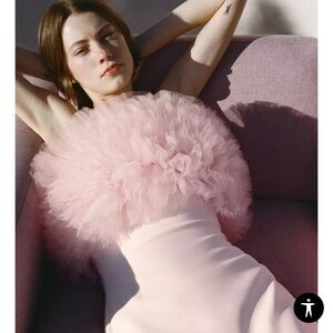 Elegant Pink Tulle Dress